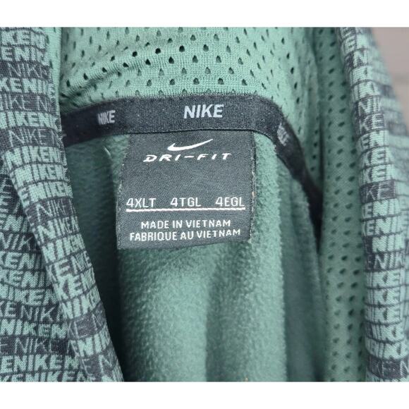 Nike Hoodie Mens 4XL Dri-Fit Pullover Spell Out Sleeves Swoosh 860463-372 - Picture 3 of 3